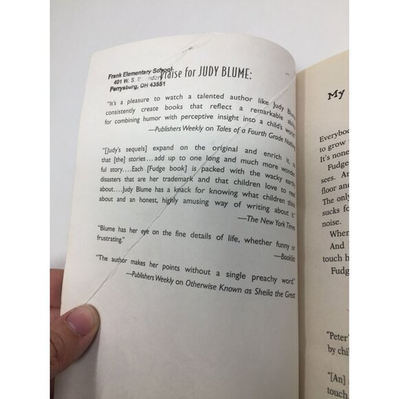 Tales of a Fourth Grade Nothing Paperback by Judy Blume - Picture 4 of 11